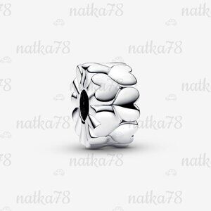Pandora Heart Pattern Clip Charm|Pendant